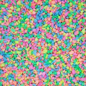 Real Aquatics Aqua One Aquarium Fish Tank Coloured Gravel Neon 4-6mm - 2kg Real Aquatics Aqua One Aquarium Fish Tank Coloured Gravel Neon 4-6mm - 2kg