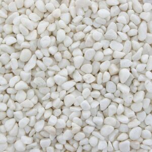 Real Aquatics Aqua One Aquarium Fish Tank Coloured Gravel White 7mm - 20kg Real Aquatics Aqua One Aquarium Fish Tank Coloured Gravel White 7mm - 20kg
