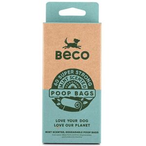 Real Pet Store Beco Mint Scented Degradable 60 Poop Bags on 4 Refill Rolls Real Pet Store Beco Mint Scented Degradable 60 Poop Bags on 4 Refill Rolls