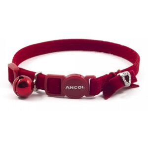 Real Pet Store Ancol Cat Collar Velvet Jewel Diamante Red Real Pet Store Ancol Cat Collar Velvet Jewel Diamante Red