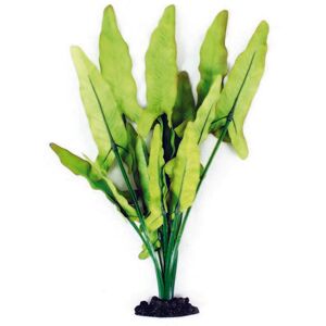 Real Aquatics Aqua One Silk Plants Green White Sword 3 Sizes - X-Large Real Aquatics Aqua One Silk Plants Green White Sword 3 Sizes - X-Large