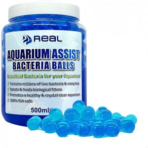 Real Aquatics Aquarium Assist Beneficial Bacteria Balls 3 Sizes - 500ml Real Aquatics Aquarium Assist Beneficial Bacteria Balls 3 Sizes - 500ml