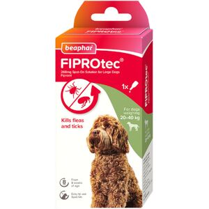 Real Pet Store Beaphar Fiprotec Spot On Flea / Tick Treatment Solution for Large Dogs Packs 1/4/6 - 1 Pipette / Treatment Real Pet Store Beaphar Fiprotec Spot On Flea / Tick Treatment Solution for Large Dogs Packs 1/4/6 - 1 Pipette / Treatment