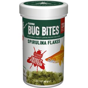 Real Aquatics Fluval Bug Bites Spirulina Flakes 2 Sizes - 45g Real Aquatics Fluval Bug Bites Spirulina Flakes 2 Sizes - 45g