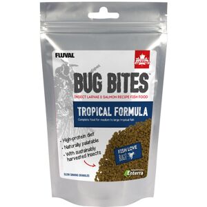 Real Aquatics Fluval Bug Bites Insect Formula Fish Food Tropical Granules 125g Real Aquatics Fluval Bug Bites Insect Formula Fish Food Tropical Granules 125g