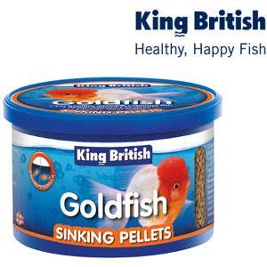 Real Aquatics King British Goldfish Fish Food Sinking Pellets 150g Real Aquatics King British Goldfish Fish Food Sinking Pellets 150g