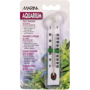 Marina Liquid Crystal Plastic Thermometer - Aquarium Accessory Marina Liquid Crystal Plastic Thermometer - Aquarium Accessory