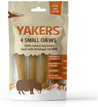 Real Pet Store Yakers Natural Himalayan Yak Milk Dog Chew Small - Pack of four (4)