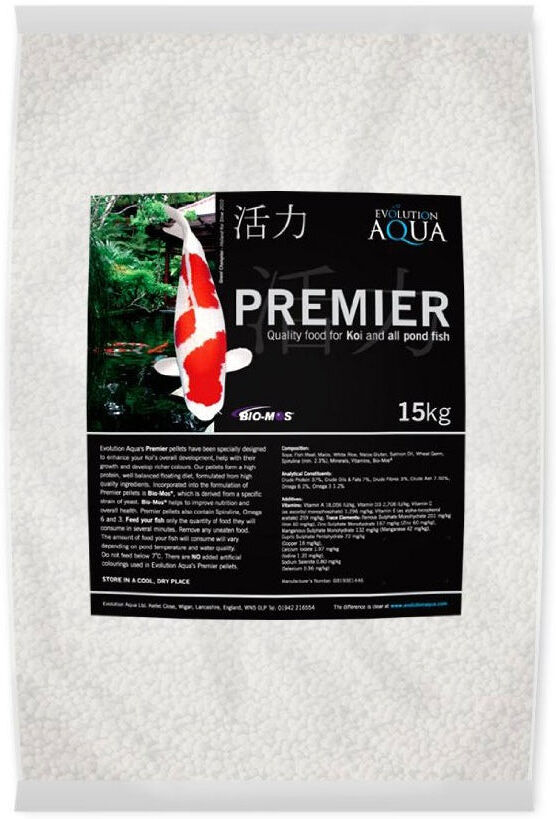 Real Aquatics Evolution Aqua Premier Koi & Pond Fish Food - Medium 5-6mm - 15kg
