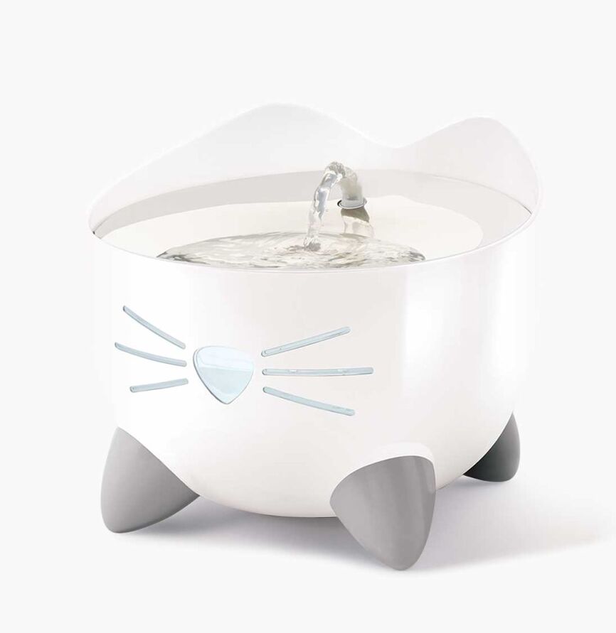 Real Pet Store Catit PIXI Stainless Steel Drinking Fountain 2.5L