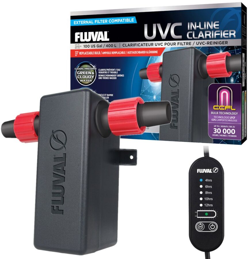 Real Aquatics Fluval In-Line UVC Clarifier for tanks up to 400L (2024)