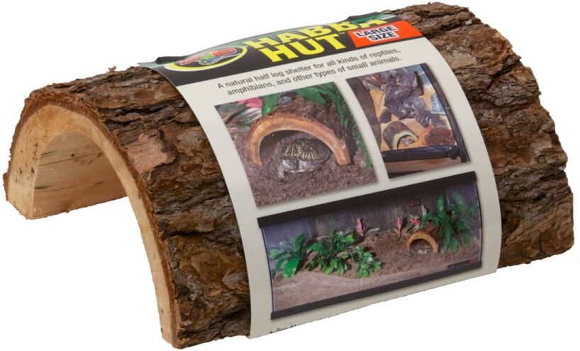 Real Aquatics ZooMed Habba Hut Reptile Hide 5 Sizes - Large