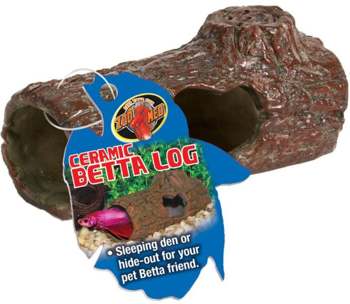 Real Aquatics Zoo Med Ceramic Betta Log