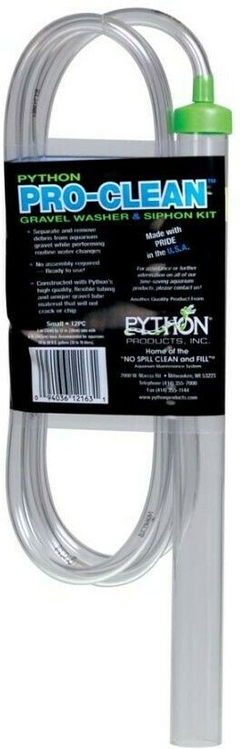 Real Aquatics Python PRO-CLEAN Aquarium Gravel Cleaners & Water Change Siphons - Small