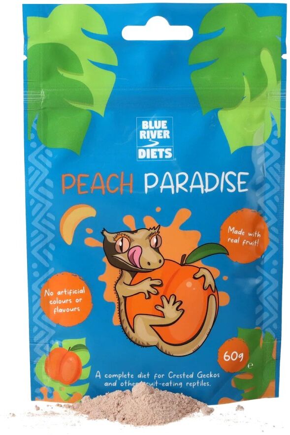 Real Aquatics Blue River Diets Peach Paradise Gecko Diet 60g