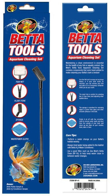 Real Aquatics Zoo Med Betta Tools – Aquarium Cleaning Kit