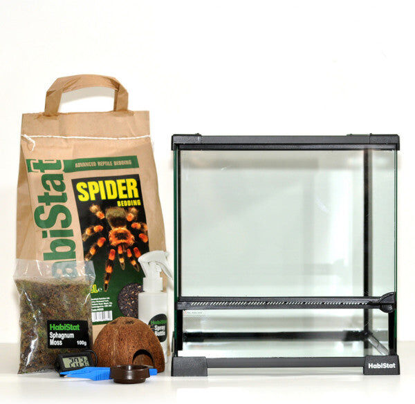 Real Aquatics HabiStat Spider Glass Terrarium Complete Starter Kit