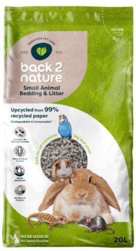 Real Pet Store Back To Nature Small Animal Bedding and Litter - 20L