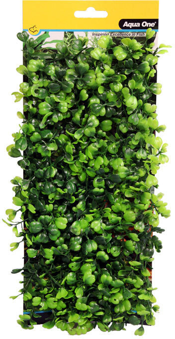 Real Aquatics Aqua One EcoScape Aquarium Fish Tank Plastic Plant Mat Lobelia 25 x 11.5cm