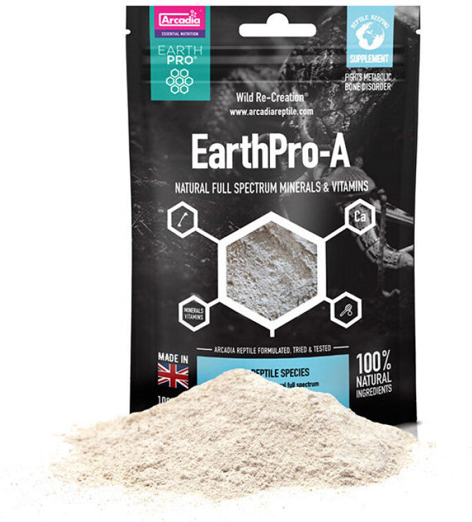 Real Aquatics Arcadia Earth Pro A Reptile Vitamin Supplement 100g