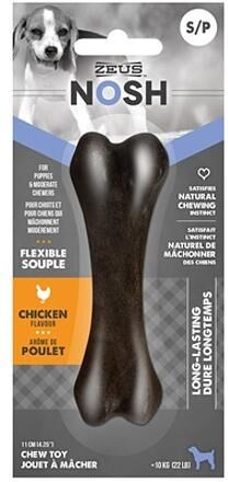 Real Pet Store Zeus NOSH FLEXIBLE Chew Bone Toy Chicken Flavor 2 Sizes - Small