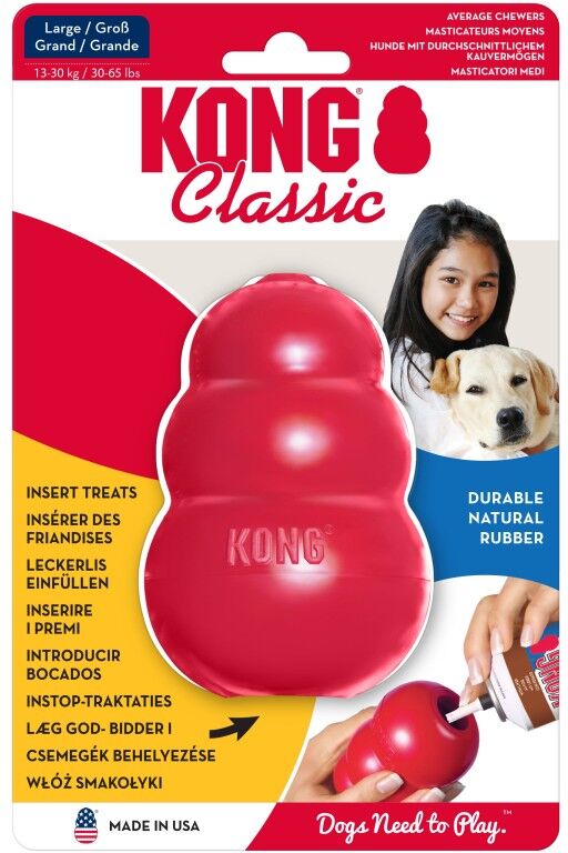 Real Pet Store Kong Classic Dog Toy – Durable and Fun - Large