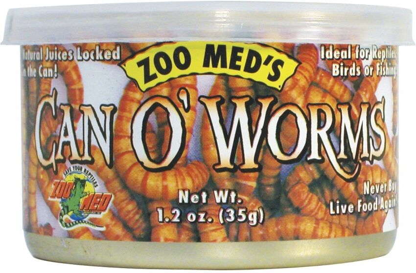 Real Aquatics Zoo Med Can O' Worms 35g