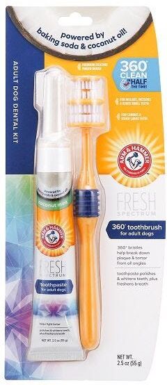 Real Pet Store Arm & Hammer Fresh Spectrum Adult Dog 360° Clean Dental Kit