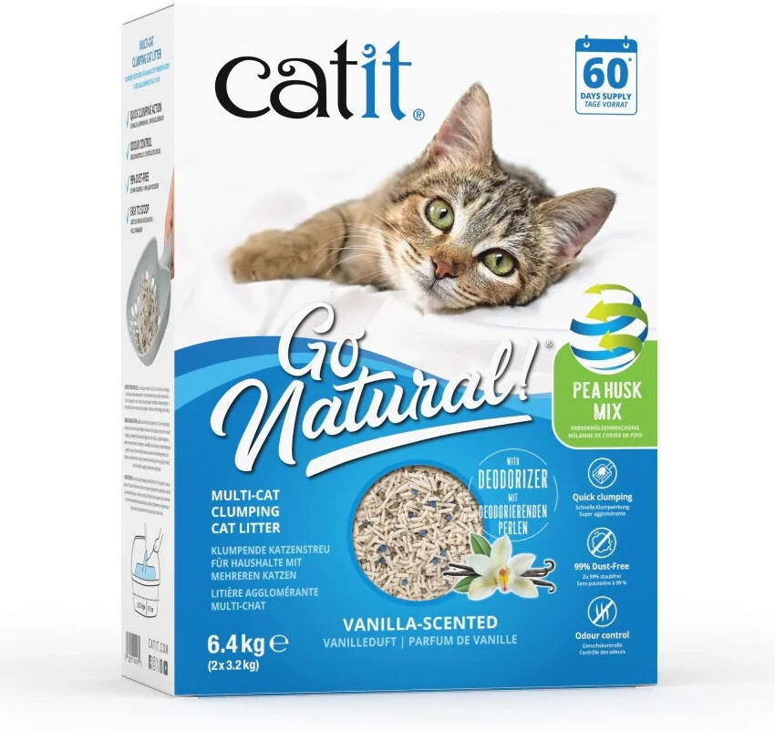 Real Pet Store Catit Go Natural Vanilla Scented Multi-Cat Clumping Cat Litter 6.4kg