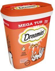 GHB Traders Limited Dreamies Mega Pack Chicken Adult Cat Treat 350g - 350g - 402911