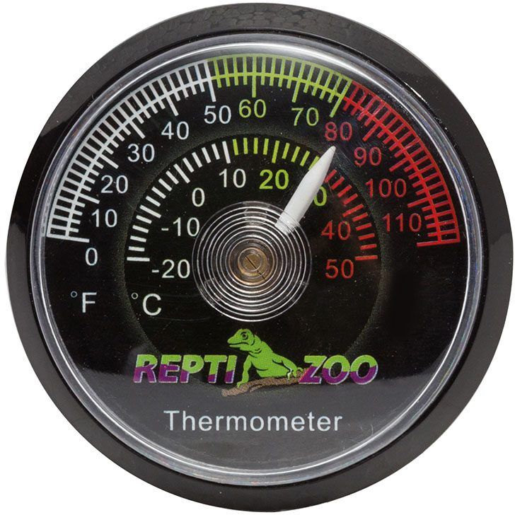 Real Aquatics ReptiZoo Reptile Dial Thermometer