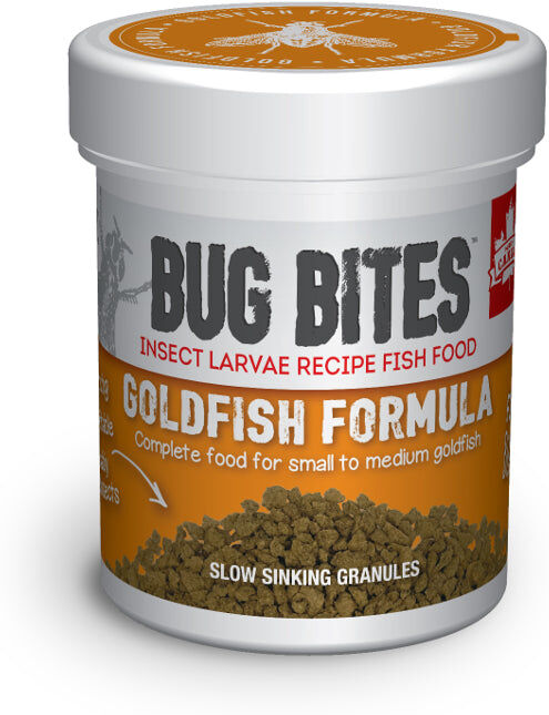 Real Aquatics Fluval Bug Bites Insect Formula Fish Food Goldfish Granules 45g