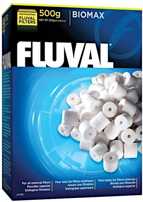 Real Aquatics Fluval Filter Media BIOMAX Ceramic Bio Rings 500g