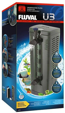Real Aquatics Fluval U3 Aquarium Internal Filter 600L/h for tanks up to 150L