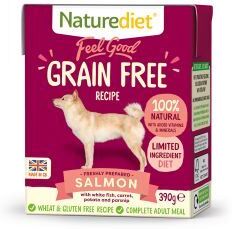 GHB Traders Limited Naturediet Feel Good Grain Free Salmon - 390g - 499448
