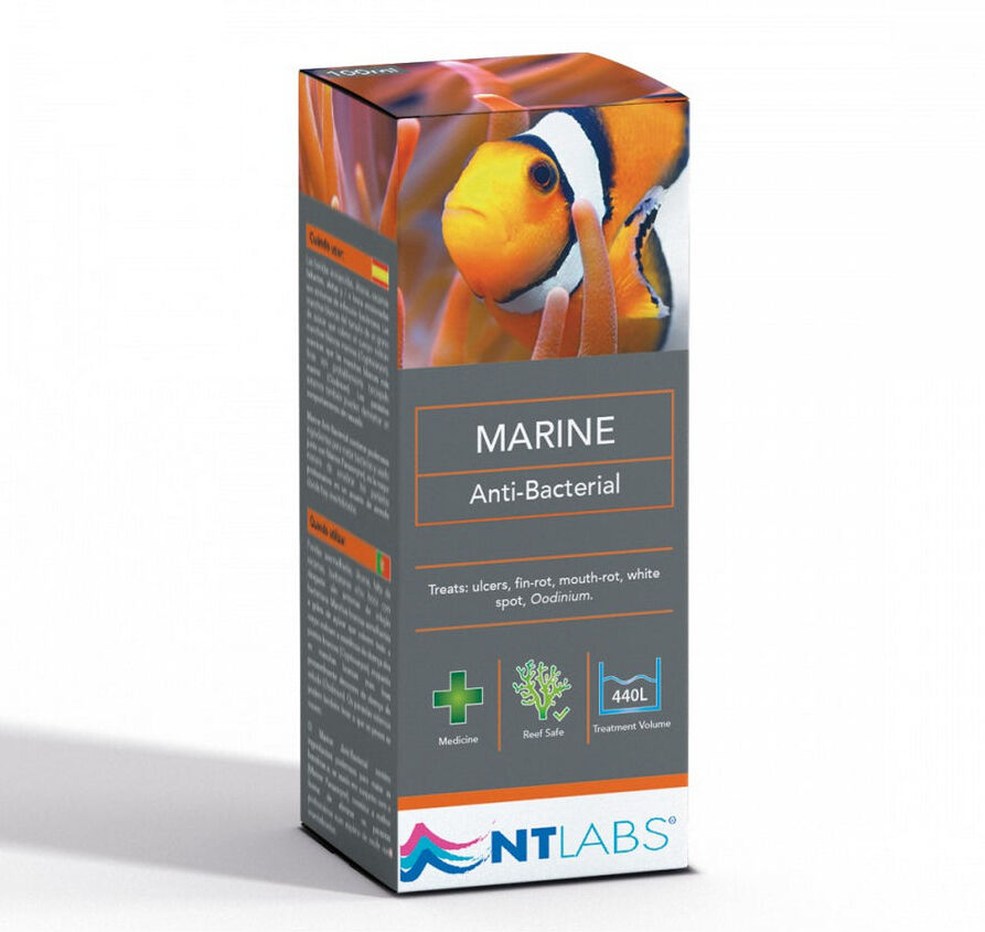 Real Aquatics NT Labs Anti-Bacterial Aquarium Fish Tank Marine Treatment 100ml