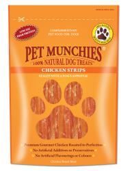GHB Traders Limited Pet Munchies Chicken Strips 90g - Dog Treats