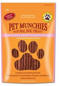 GHB Traders Limited Pet Munchies Chicken & Sweet Potato Sticks 90g - 121322