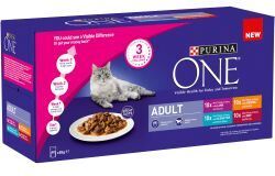 GHB Traders Limited Purina One Adult Mini Fillets Mixed 40pk - 85g - 578180