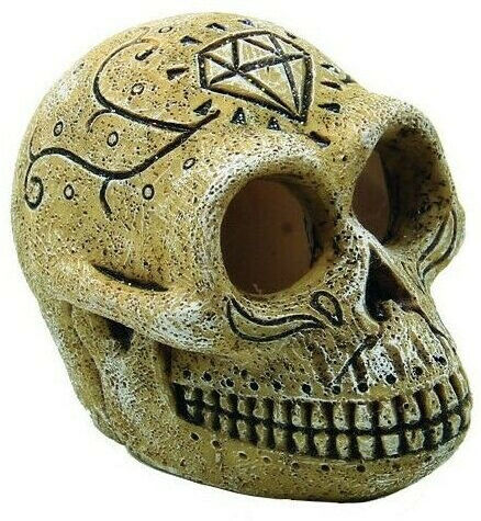 Real Aquatics SuperFish Skull Monkey Aquarium Ornament