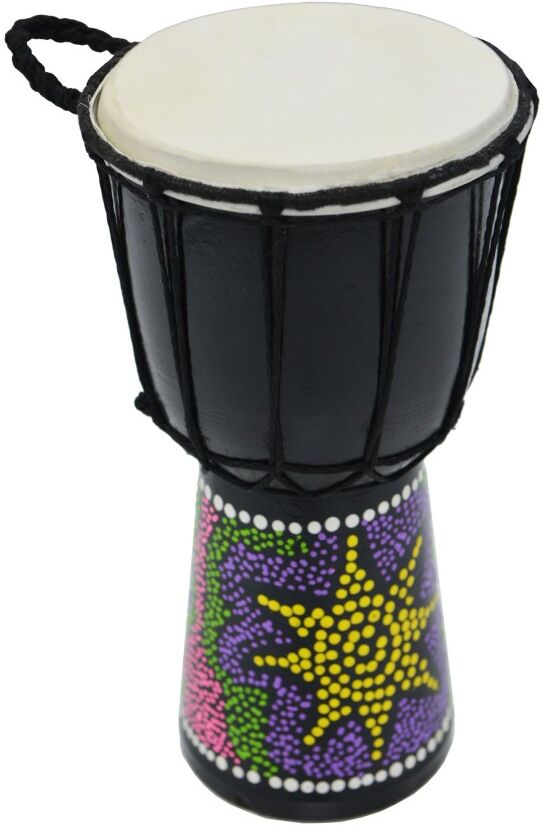 NORMANS (BURTON UPON TRENT) LIMITED A-Star 5" Painted Djembe