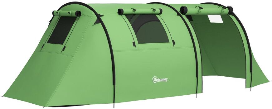MHSTAR UK LTD Lightweight 3-Person Tent: Porch, Awning, Waterproof, UV