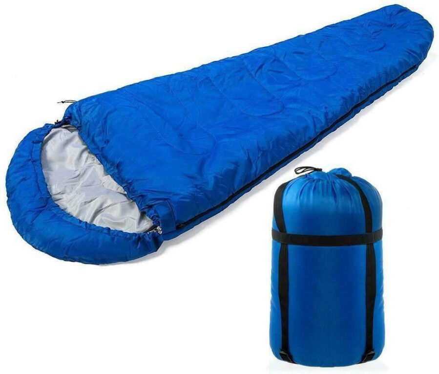 MantraRaj Infotech LTD. Mantraraj Mummy Sleeping Bag shape Warm Single For Adults All Seasons Camping Caravan And Travel Hiking Backpacking Outdoor Festivals Home Use