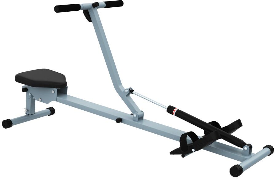 MHSTAR UK LTD HOMCOM Rowing Machine Cardio Rower Workout Fitness Body Tonner Home Gym Training