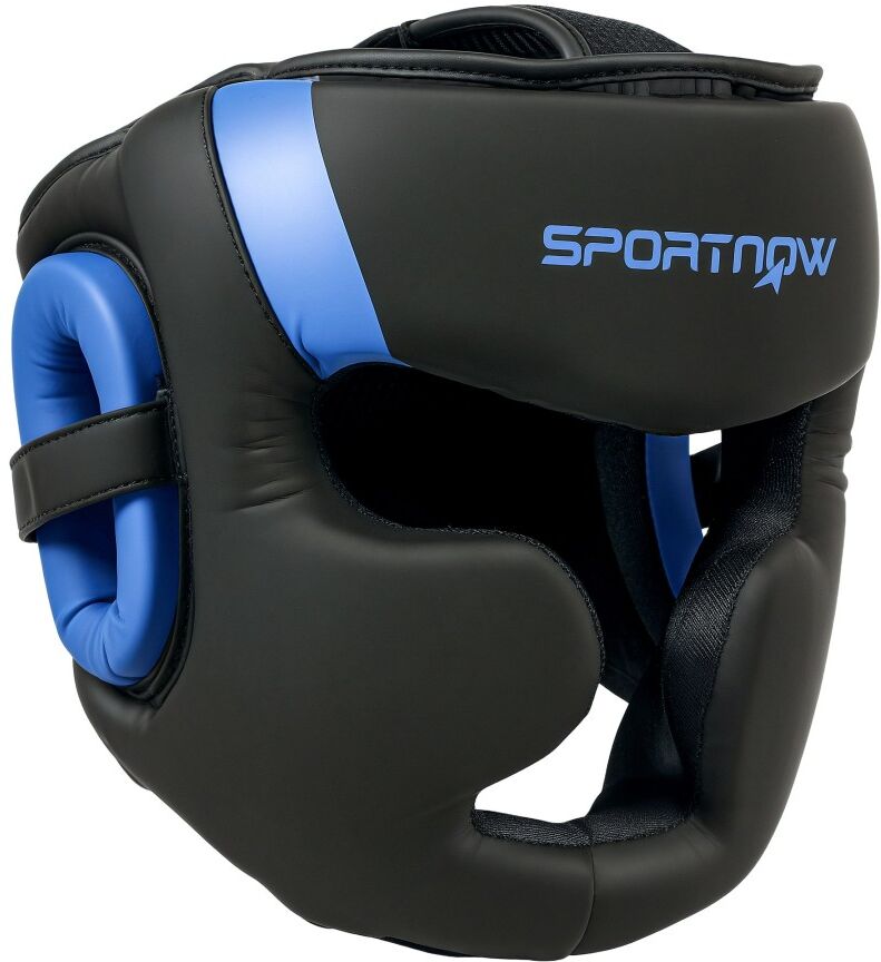 MHSTAR UK LTD SPORTNOW Boxing Headguard, Boxing Headgear Helmet with Adjustable Strap for Full Face Protection for Kickboxing Sparring Martial Arts Karate Taekwondo