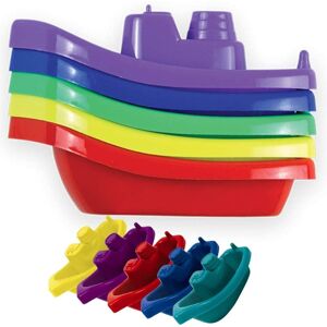 MantraRaj Infotech LTD. MantraRaj Bath Time Boats for Children Colourful Baby Bath Toys, Water Toys, Pirate Ship Toy for Fun Activity for Lovely Children 3+ Years Floating