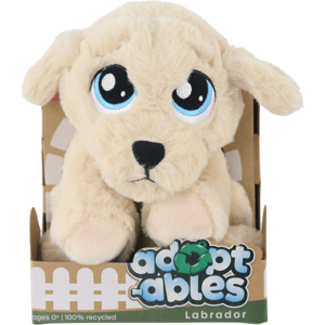 XS-Stock.com Ltd Resoftables Adoptables Recycled Plush Dog Toy Soft Cuddly Eco Friendly - Labrador XS-Stock.com Ltd Resoftables Adoptables Recycled Plush Dog Toy Soft Cuddly Eco Friendly - Labrador