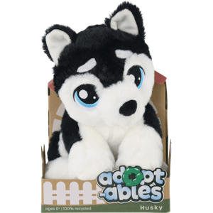 XS-Stock.com Ltd Resoftables Adoptables Recycled Plush Dog Toy Soft Cuddly Eco Friendly - Husky XS-Stock.com Ltd Resoftables Adoptables Recycled Plush Dog Toy Soft Cuddly Eco Friendly - Husky