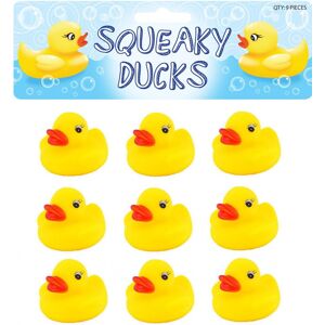 Party Perfecto 9 Rubber Ducks 5cm – Fun Bath Toys Set Party Perfecto 9 Rubber Ducks 5cm – Fun Bath Toys Set
