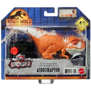 XS-Stock.com Ltd Jurassic World Dominion Uncaged Click Tracker Dinosaur Toy 17cm - Atrociraptor Orange White XS-Stock.com Ltd Jurassic World Dominion Uncaged Click Tracker Dinosaur Toy 17cm - Atrociraptor Orange White